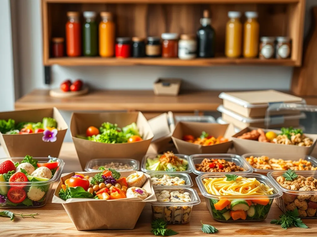 Jak dobrać opakowania gastronomiczne do rodzaju serwowanych potraw?