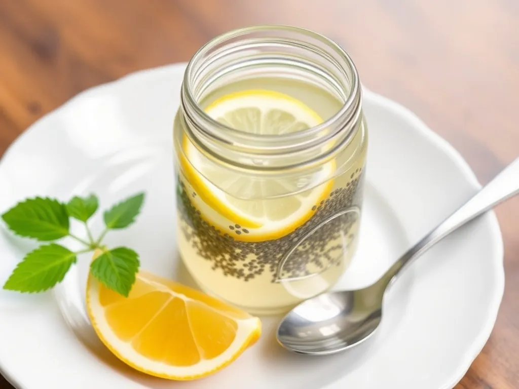 Szybki napój: nasiona chia z wodą i cytryną przepis