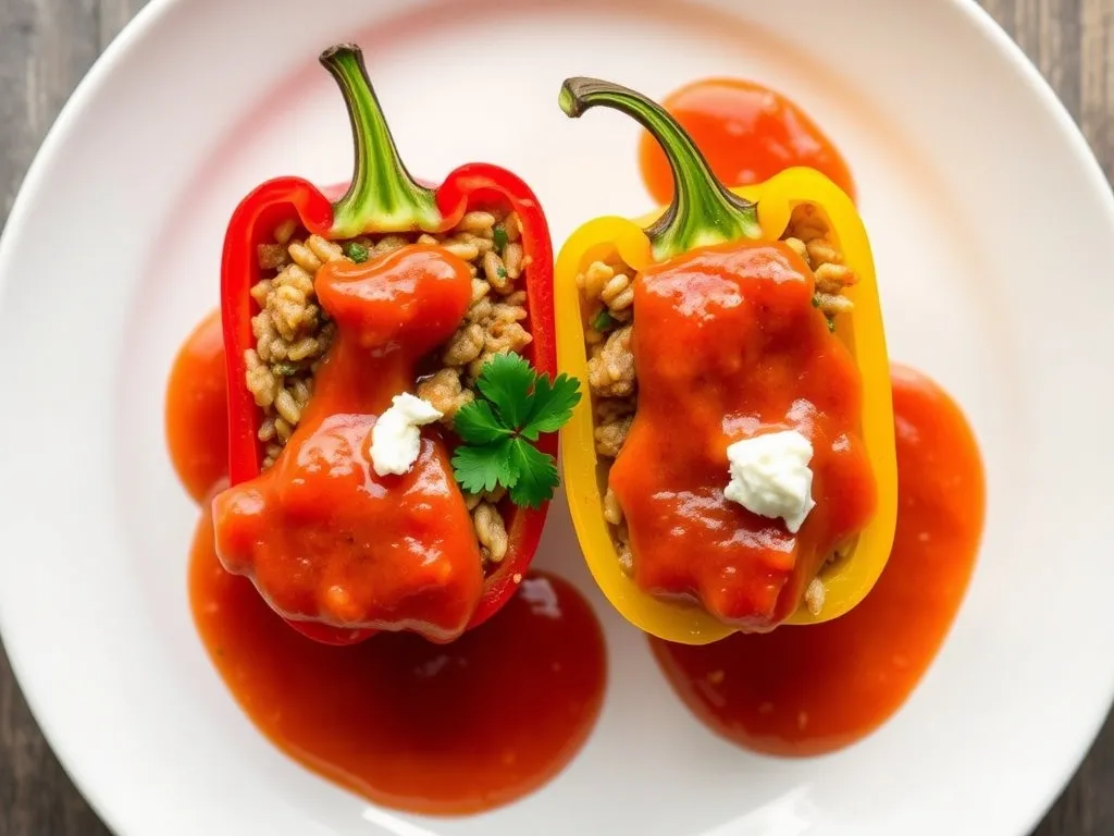 Przepis na najlepszy sos do papryki faszerowanej