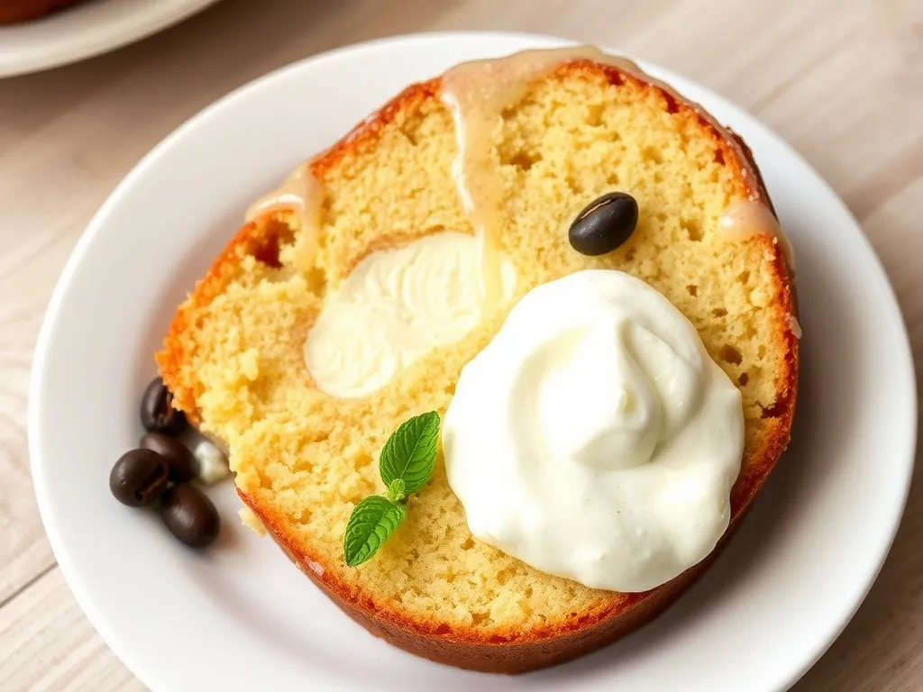 Szybka babka z mascarpone do kawy